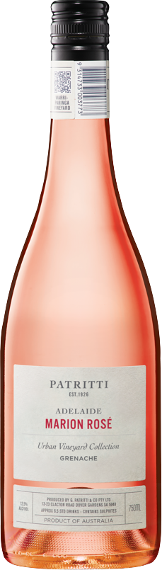 Patritti Wines Urban Vineyard Collection Marion Rosé 2024 Adelaide Zone